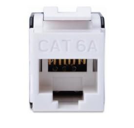 CONECTOR RJ45 HEMBRA CONEXION KEYSTONE SIN HERRAMIENTAS CAT.6A PARA PATCHPANEL Y ROSETA, SIN HERRAMIENTAS