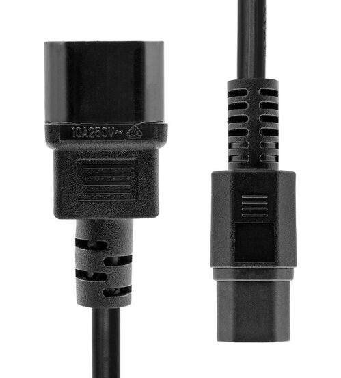 PROXTEND CABLE DE ALIMENTACION EXTERNA C14-C15 NEGRO 3 METROS