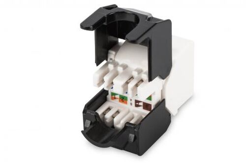 CONECTOR RJ45 HEMBRA CONEXION KEYSTONE SIN HERRAMIENTAS CAT.6 PARA PATCHPANEL Y ROSETA, SIN HERRAMIENTAS