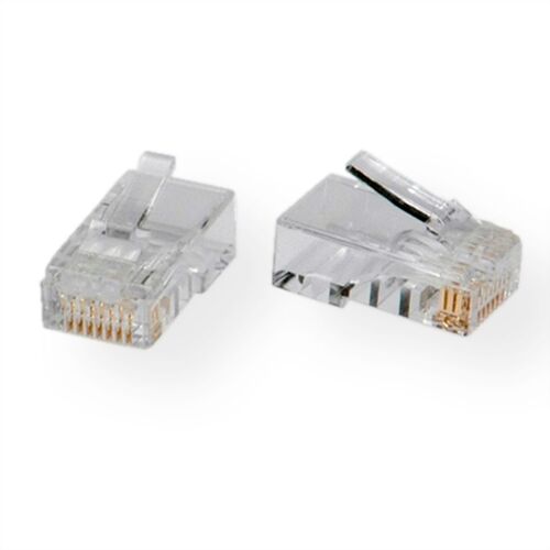 CONECTOR RJ45 8 HILOS CAT.6 UTP (BOLSA 10 UNIDADES)