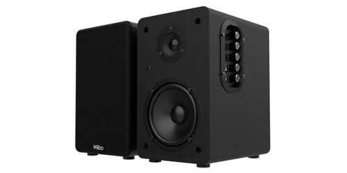 Wiibo Neo 100 Black Altavoces Vintage Estanteria Bluetooth HiFi Activos 100w Pareja