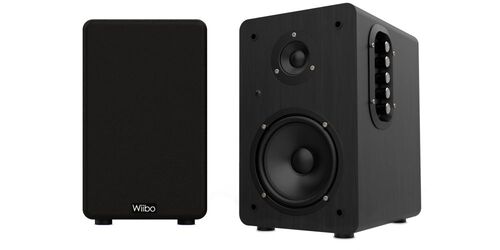 Wiibo Neo 100 Black Altavoces Vintage Estanteria Bluetooth HiFi Activos 100w Pareja