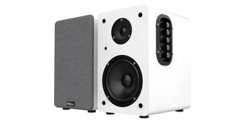 Wiibo Neo 100 Altavoces Estantería Bluetooth HiFi Activos 100W. Pareja Blanco