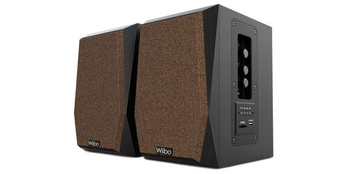 Wiibo Neo 50 V2 Black Altavoces Estantería Bluetooth Activos 50W. Pareja