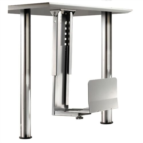 SOPORTE CPU BAJO MESA PLATA METALICO