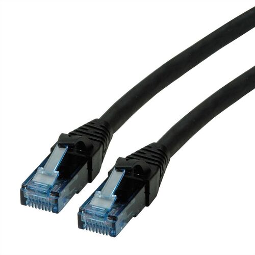 LATIGUILLO RJ45 5 M CAT.6A UTP LSHZ COMPONENT LEVEL, NEGRO ROLINE