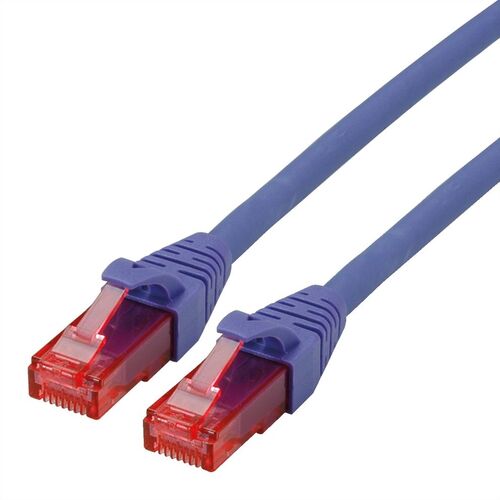 LATIGUILLO RJ45 0,5 M CAT.6 UTP COBRE LIBRE DE HALOGENO COMPONENT LEVEL PURPURA ROLINE