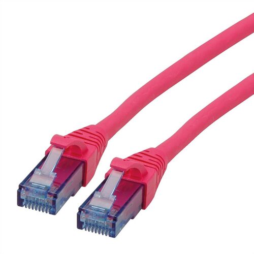 LATIGUILLO RJ45 1 M CAT.6A UTP LSOH COBRE COMPONENT LEVEL ROSA ROLINE