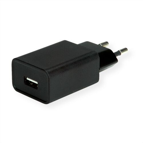 CARGADOR de pared USB 1 PUERTO  TIPO A 12W - 2,4 A -100-240 V.  VALUE