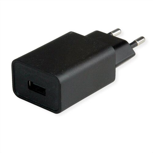 CARGADOR de pared USB 1 PUERTO  TIPO A 12W - 2,4 A -100-240 V.  VALUE