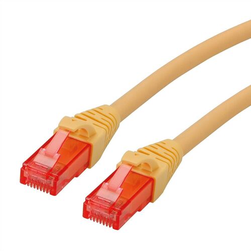 LATIGUILLO RJ45 10 M CAT.6 UTP COBRE LSOH COMPONENT LEVEL AMARILLO ROLINE