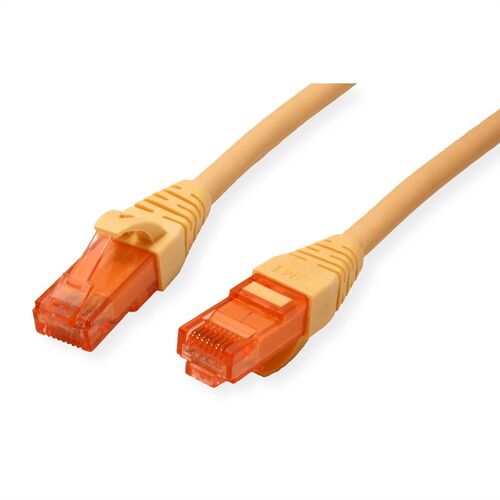 LATIGUILLO RJ45 10 M CAT.6 UTP COBRE LSOH COMPONENT LEVEL AMARILLO ROLINE