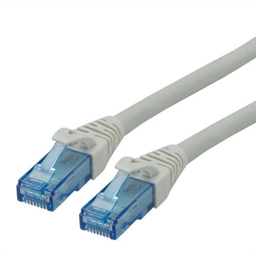 LATIGUILLO RJ45 15 M. CAT.6A UTP LSHZ COMPONENT LEVEL COBRE GRIS ROLINE