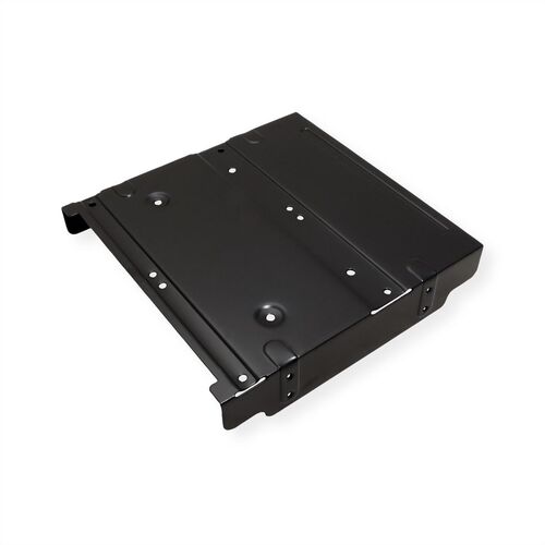 Adaptador de montaje HDD/SSD, marco de 5,25 pulgadas para 1x HDD/SSD de 2,5/3,5 pulgadas, metal, negro  ROLINE