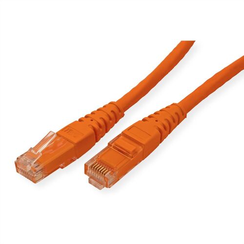 LATIGUILLO RJ45 15 M. CAT. 6 COBRE NARANJA ROLINE