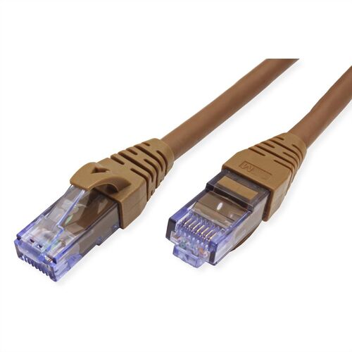 LATIGUILLO RJ45 7,5 M CAT.6A UTP LSOH COBRE COMPONENT LEVEL MARRON ROLINE