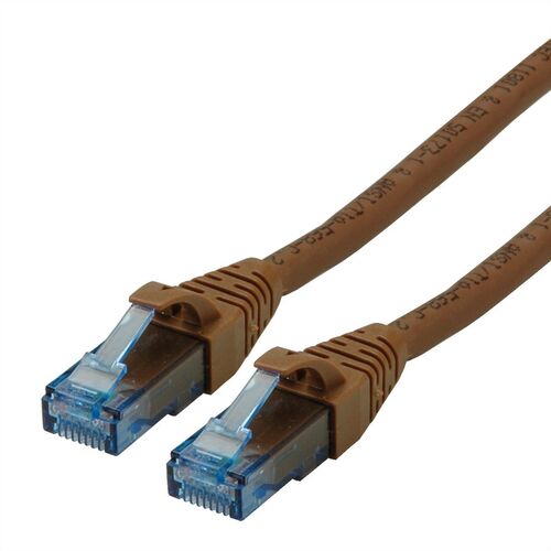 LATIGUILLO RJ45 15 M CAT.6A UTP LSOH COBRE COMPONENT LEVEL MARRON ROLINE