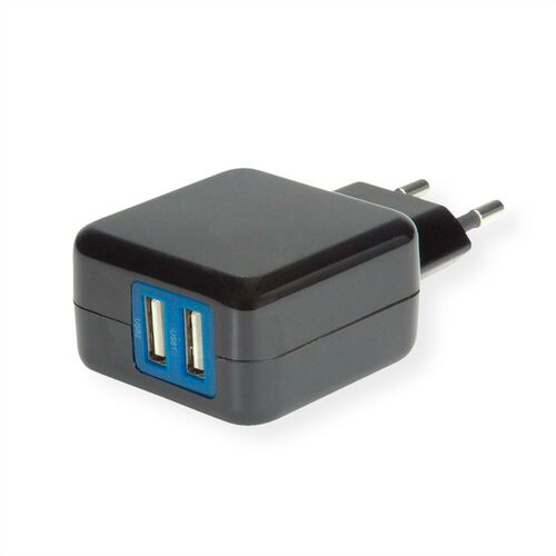 Cargador de pared USB , 2 puertos, 10W, STANDARD