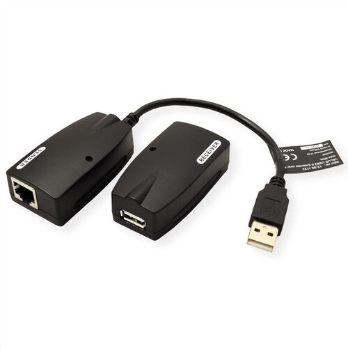 Extensor USB 2.0 sobre  RJ-45 hasta 50m. VALUE