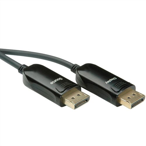 Cable Displayport DP  50 M.  v1.4 Active Optico (AOC), 8K HDR ,UHD (7680x4320 a 60 Hz) M/M, ROLINE