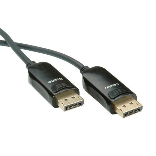 Cable Displayport DP  50 M.  v1.4 Active Optico (AOC), 8K HDR ,UHD (7680x4320 a 60 Hz) M/M, ROLINE