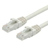 LATIGUILLO RJ45 0,3 M. CAT.6A UTP FLEXIBLE AWG 24 COBRE 10 GIGABIT GRIS VALUE