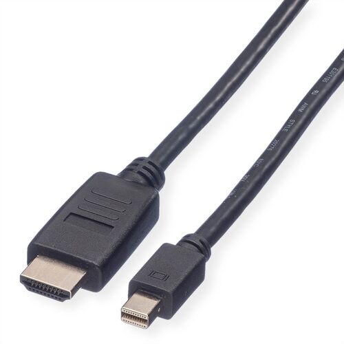 CABLE MINI  DISPLAYPORT 1 DP  MINIDP-HDTV (HDMI), M/M, 1M VALUE