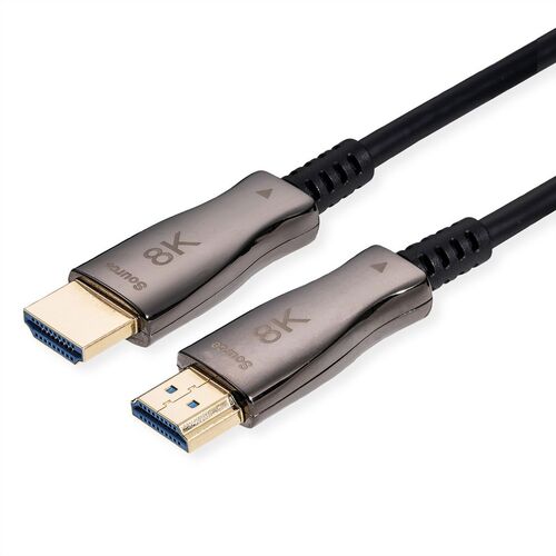 Cable HDMI 30 M UHD,  Optico Activo (AOC), 8K60, M/M,  VALUE