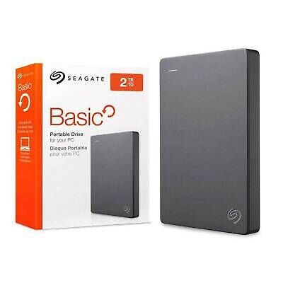 DISCO DURO EXTERNO SEAGATE BASIC 2TB/ 2.5"/ USB 3.0 (Canon Digital 4€ incluido)