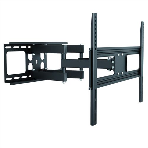 Soporte de TV de pared articulado sólido, hasta 177,8 cm (37" - 70"), negro VALUE