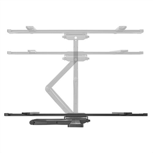 Soporte de TV de pared articulado sólido, hasta 177,8 cm (37" - 70"), negro VALUE