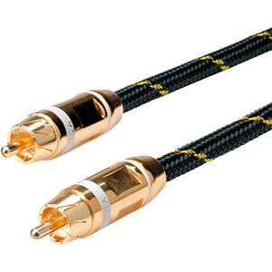 CABLE RCA 10 METROS GOLD ROLINE GOLD RCA M-M, BLANCO ROLINE