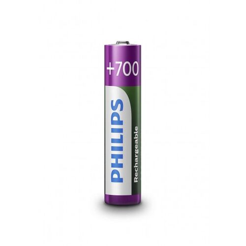 Pilas Recargables R03 / AAA  700/10 mAh Blister 4 pilas Philips