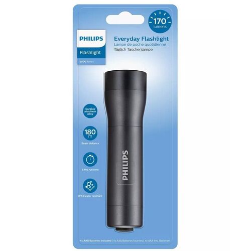 Linterna 170 lumens 4 pilas *AAA Philips