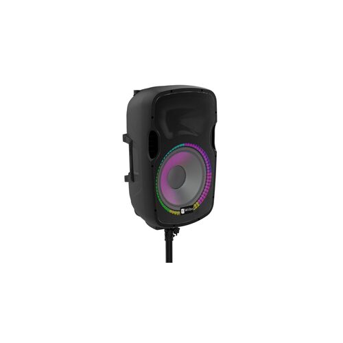 Wiibo Festa 15BT Altavoz Activo Profesional 15" 600W Pico Bluetooth + Soporte + Cable + Micrófono