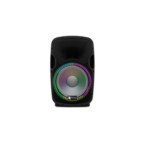 Wiibo Festa 15BT Altavoz Activo Profesional 15" 600W Pico Bluetooth + Soporte + Cable + Micrófono