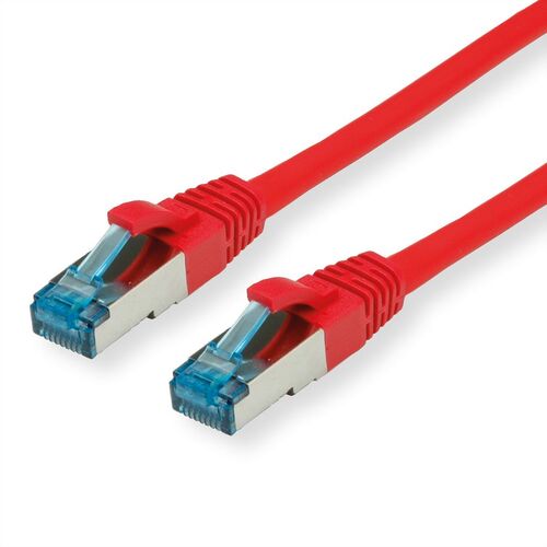 LATIGUILLO RJ45 2 M. CAT.6A S/FTP AWG 27 500 MHZ COBRE LIBRE DE HALOGENO ROJO VALUE