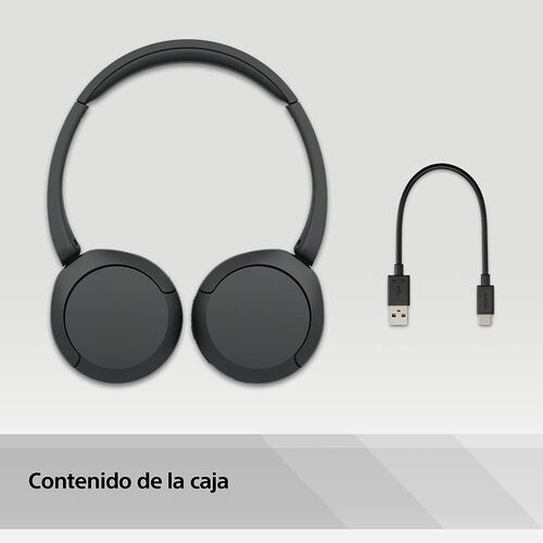 Sony Auriculares Inalámbricos Bluetooth, hasta 50 Horas de Autonomía con Carga Rápida, Negro