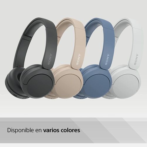 Sony Auriculares Inalámbricos Bluetooth, hasta 50 Horas de Autonomía con Carga Rápida, Negro