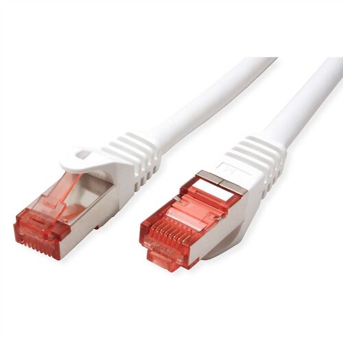 LATIGUILLO CAT.6 S/FTP 0,3M  (PIMF) PATCHCORD, LSOH, COMPONENT LEVEL, WHITE, ROLINE