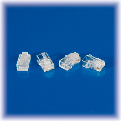 CONECTOR RJ45 8 HILOS CAT.6 UTP (BOLSA 10 UNIDADES)