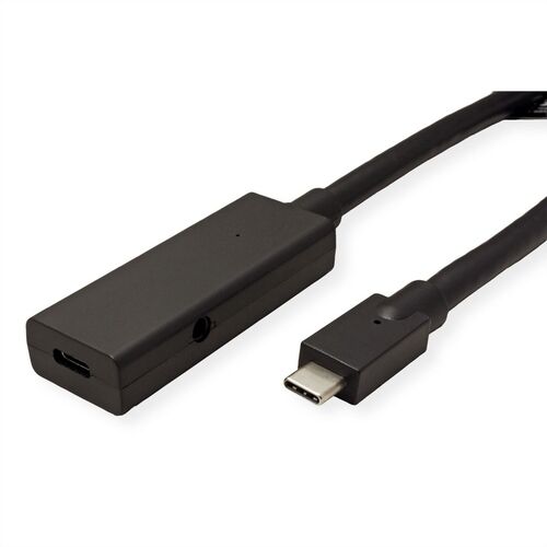 ROLINE USB3.2 Gen2 type C, Extention Cable, M/F, 5m / Data Only