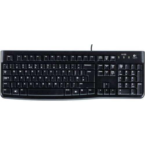 LOGITECH TECLADO USB K120 NEGRO, CABLE DE 1,5M (RETAIL)