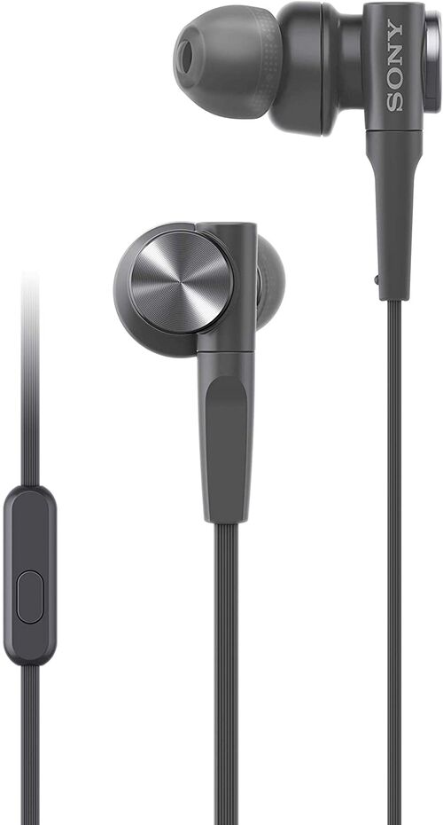 SONY AURICULARES INTRAURALES (EXTRA BASS, MICROFONO INTEGRADO), NEGRO REACONDICIONADO DAÑOS EN EMBALAJE