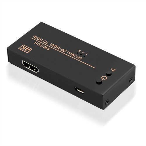 Conmutador HDMI / Mini DisplayPort/ DisplayPort a HDMI VALUE