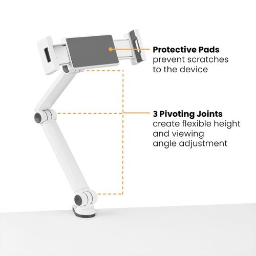 Soporte universal de sobremesa para tableta, blanco VALUE