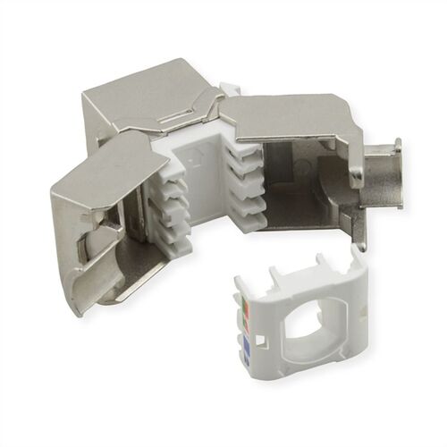 Conector RJ45 Keystone Jack, Cat.8 (Clase I), RJ45, STP, sin herramientas, plata VALUE