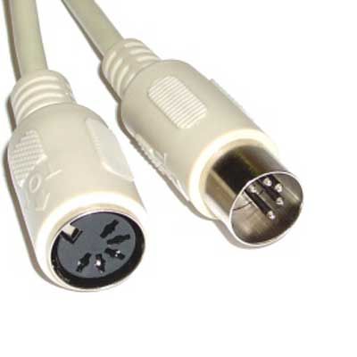 CABLE TECLADO 1,8 M. DIN5 M-DIN5 H