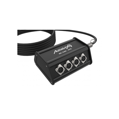 MC XLR4-J4 10-negro