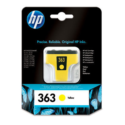 CARTUCHO HP INY. TINTA 3210/3310/C5180 Nº 363 AMARILLO